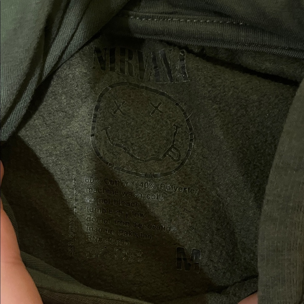 NIRVANA Black and Yellow Crew Neck Sweater - Picture 4 of 4